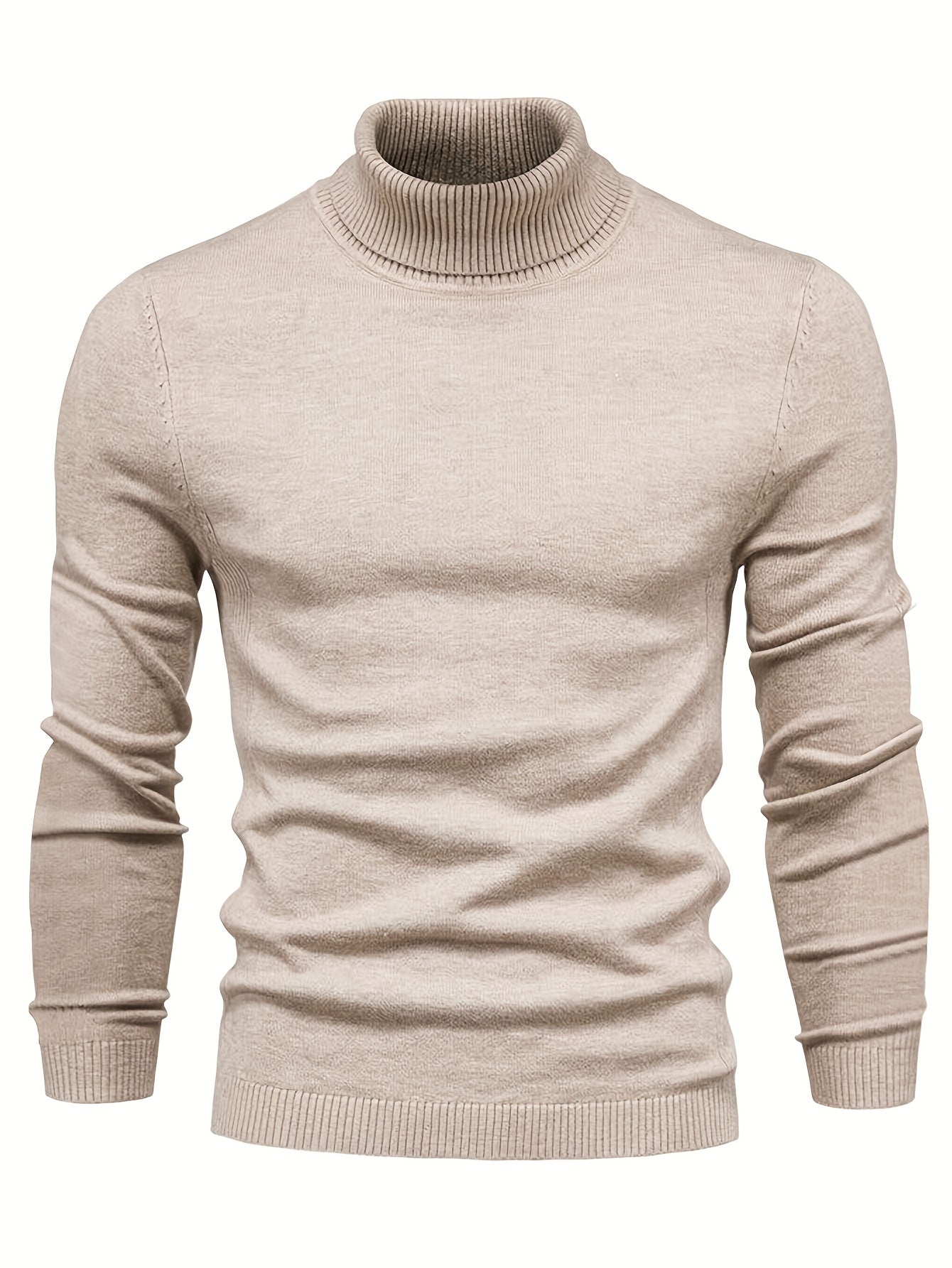 Men's Wool Turtleneck Sweater