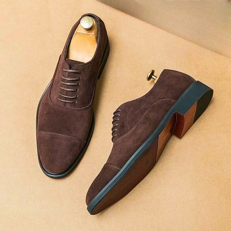 Men's Classic Suede Oxfords