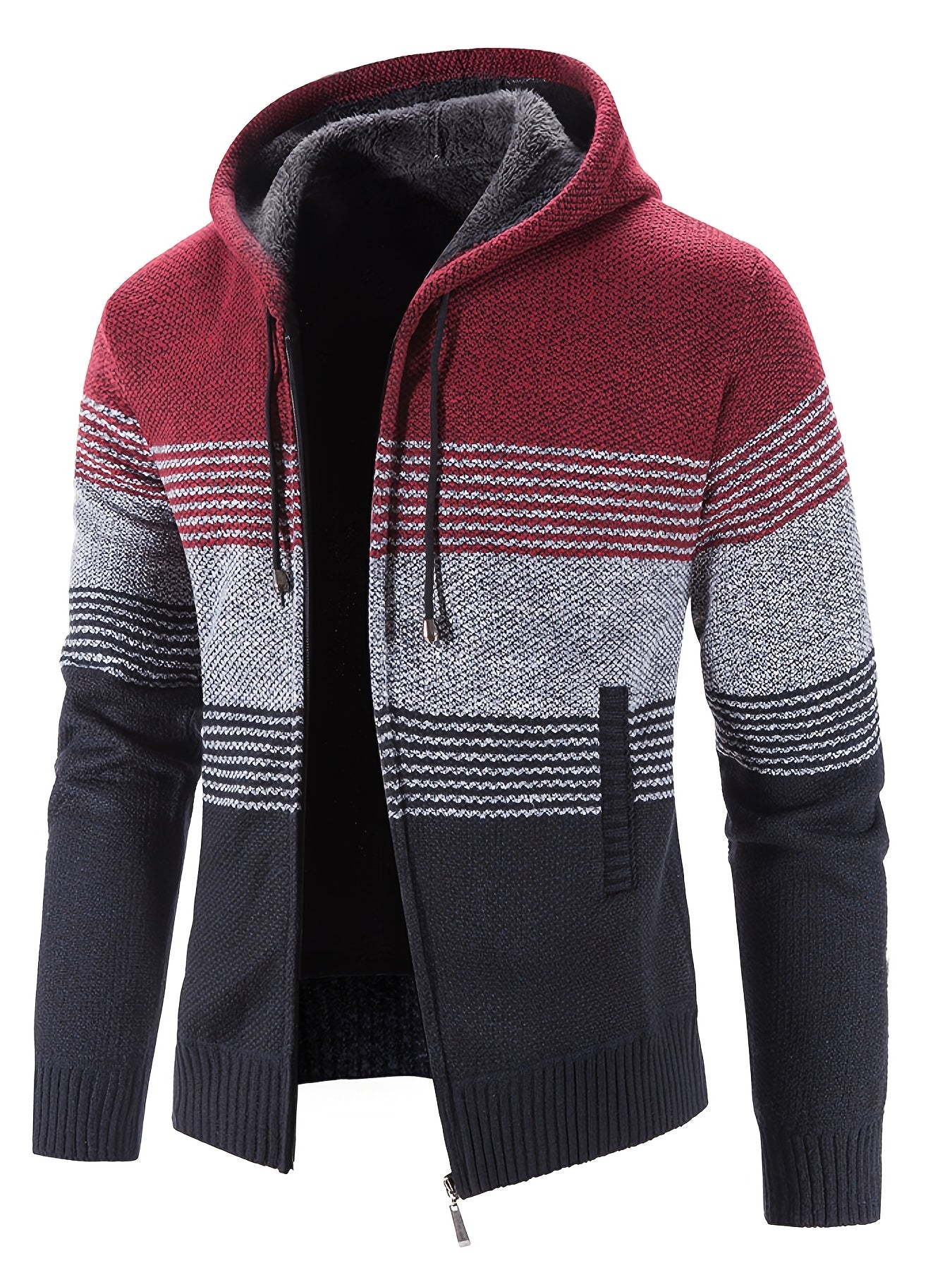 Men's Fleece-Lined Vest with Side Pockets