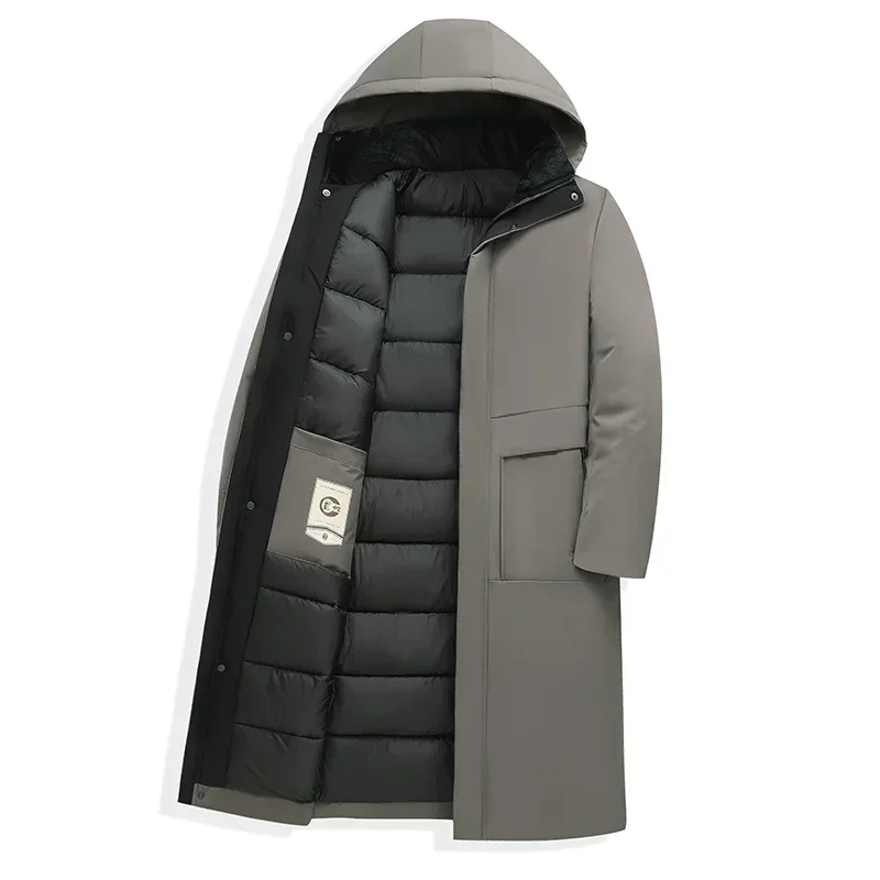 Men's Long Water-Resistant Winter Jacket