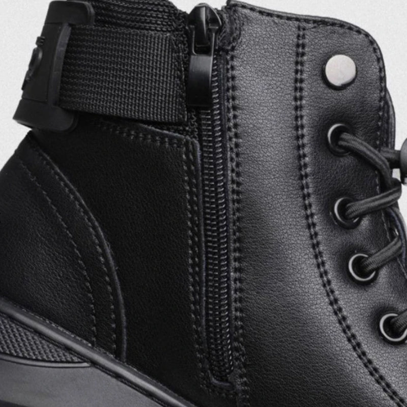 Men's Black High-Top Shoes