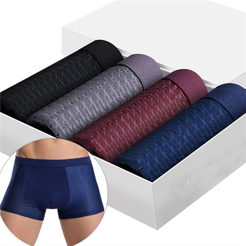 Men's Bamboo Stretch Boxers 10-Pack