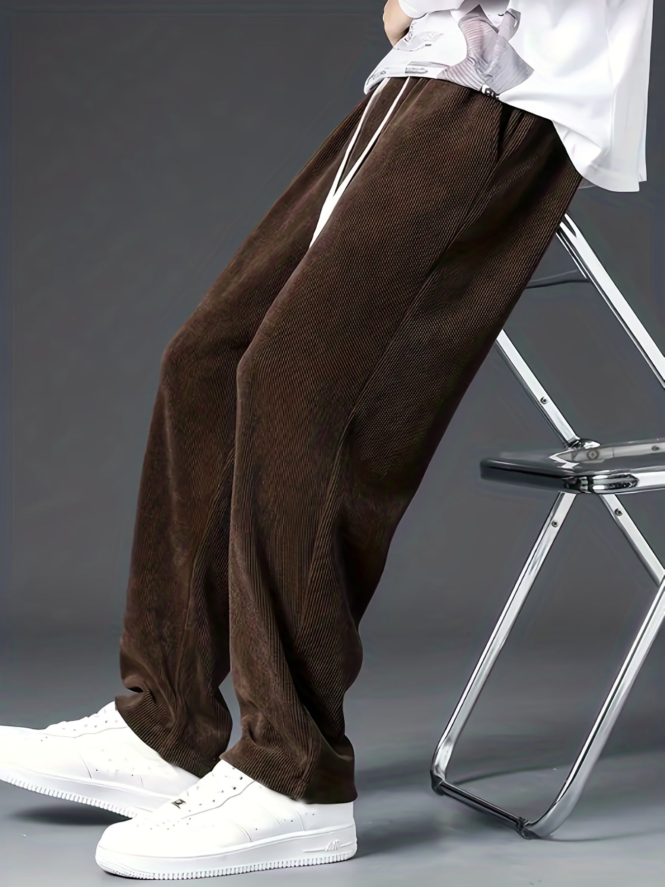 Men's Loose Fit Corduroy Joggers