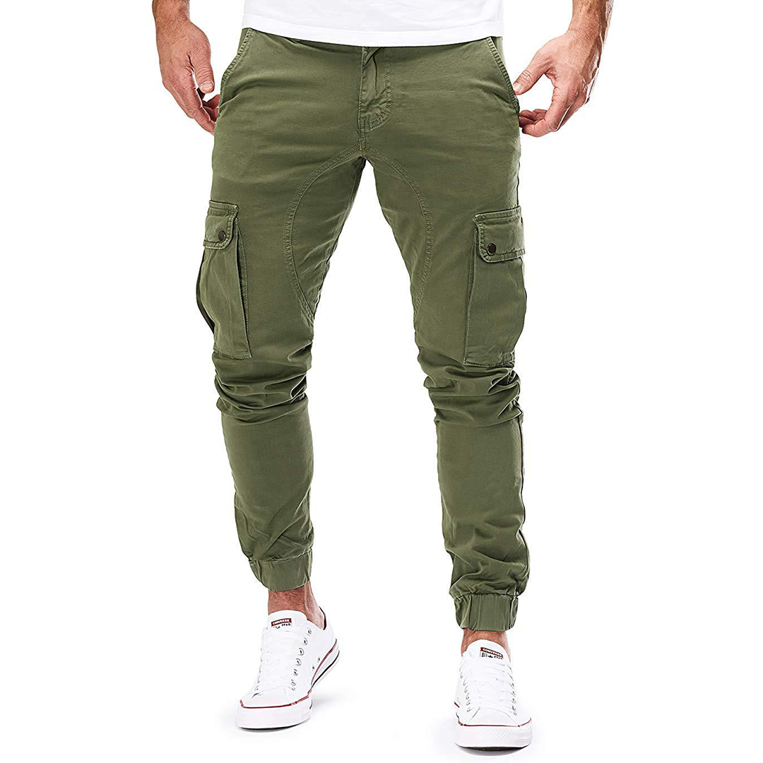 Men's Casual Cargo Jogger Pants