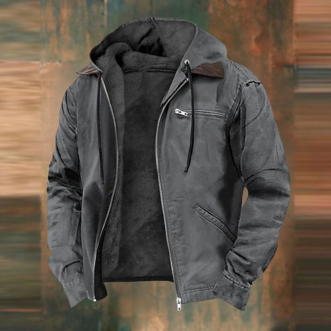 Men's Fleece-Lined Winter Coat