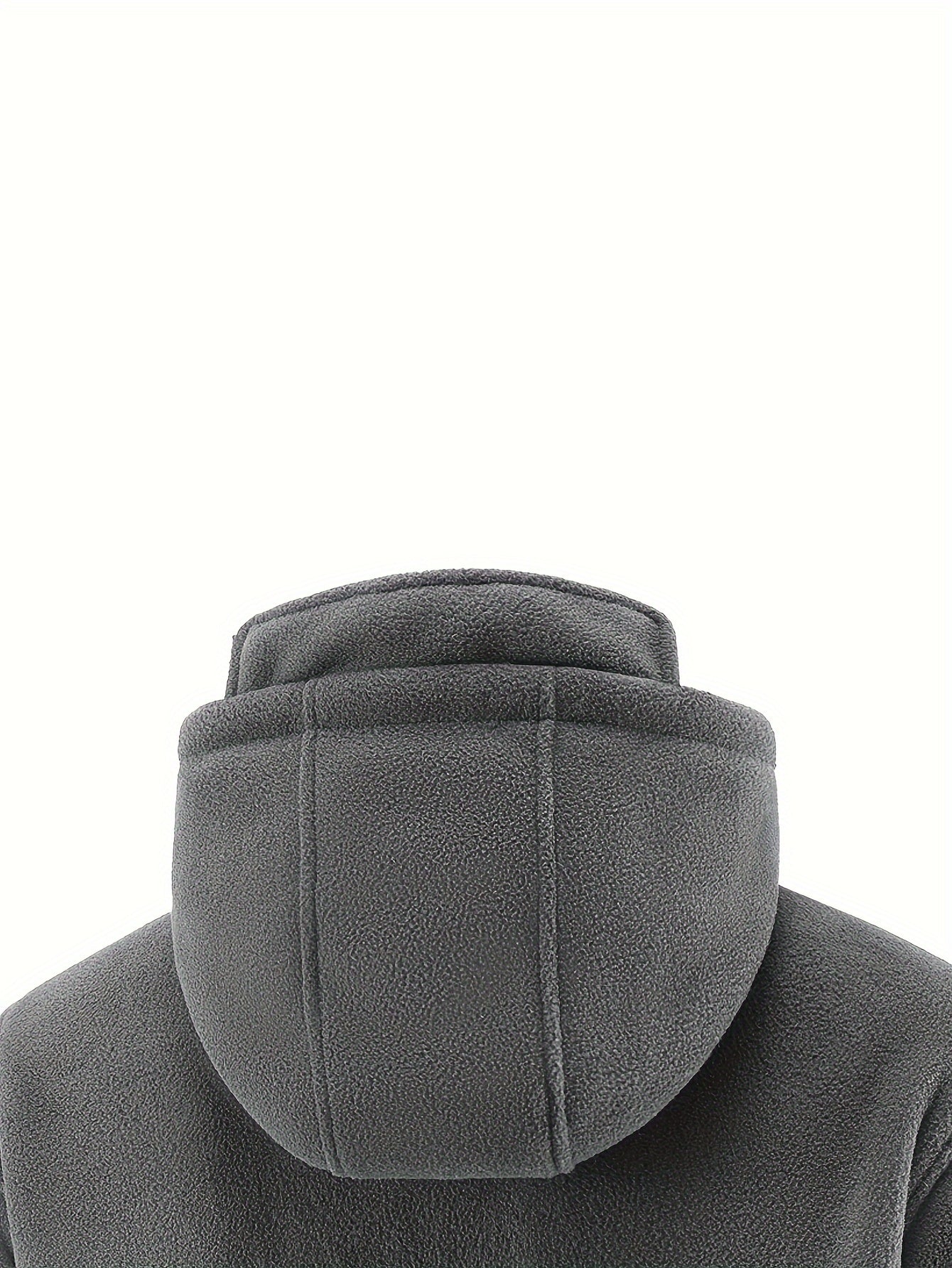 Men's Grey Fleecelined hooded winterjacket