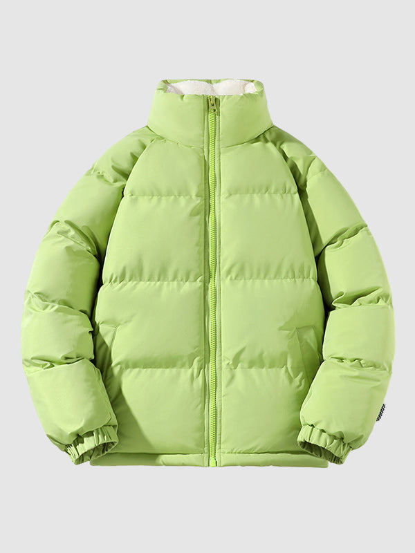 Men's Fleece-Lined Padded Winter Jacket