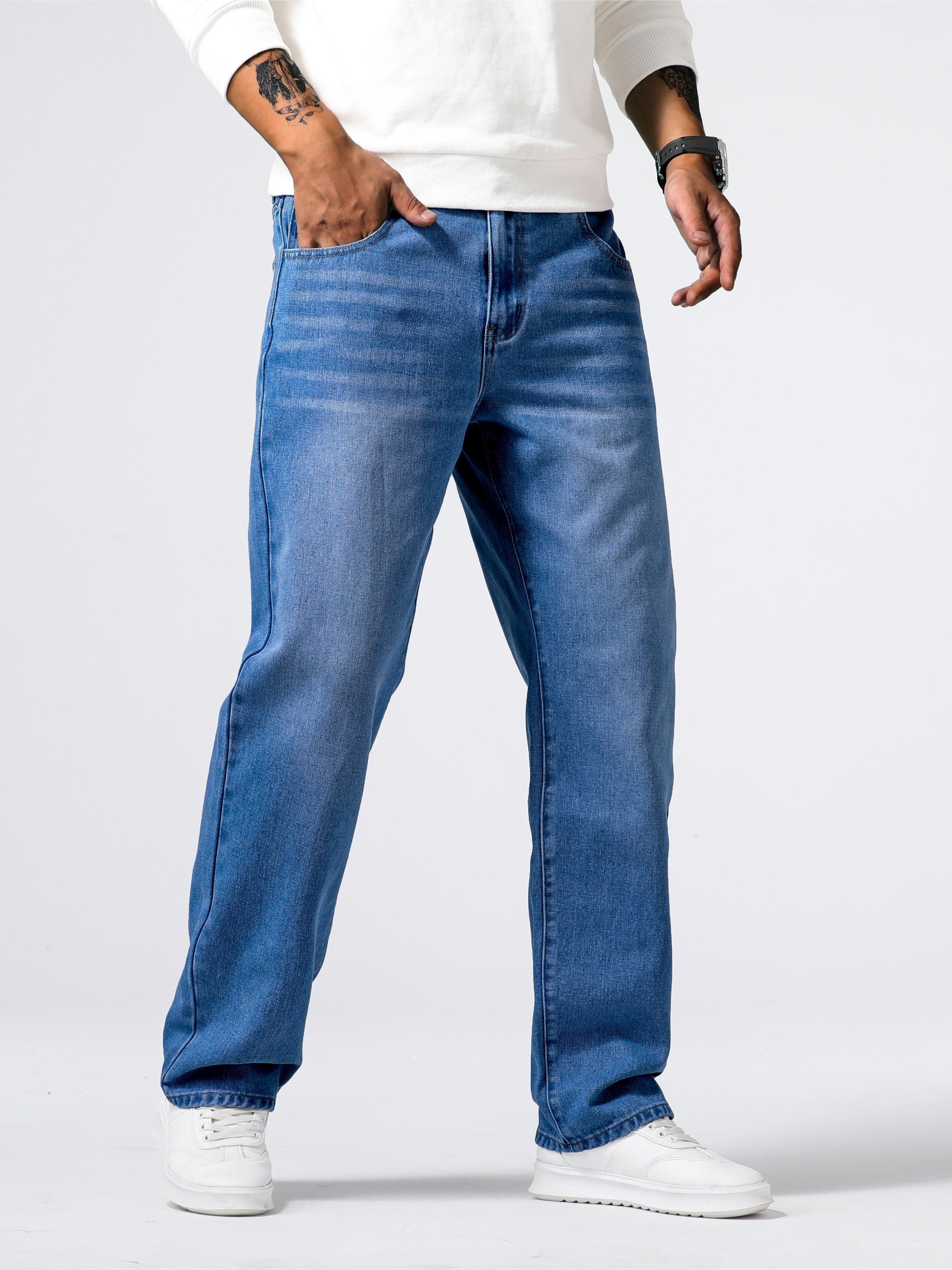 Men's Loose casual denim jeans