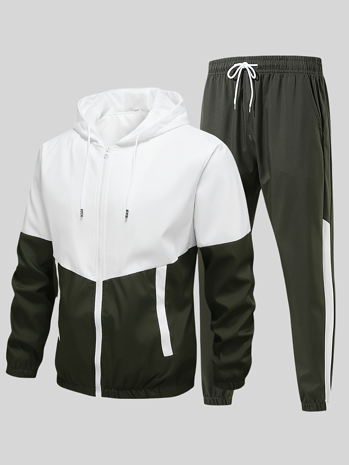 Men's Color-Block Two-Piece Tracksuit