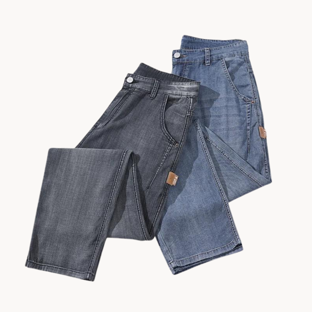 Men's Straight-Leg Denim Jeans