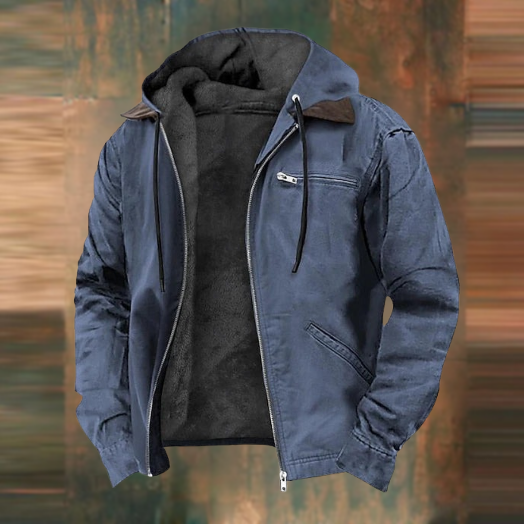 Men's Fleece-Lined Winter Coat