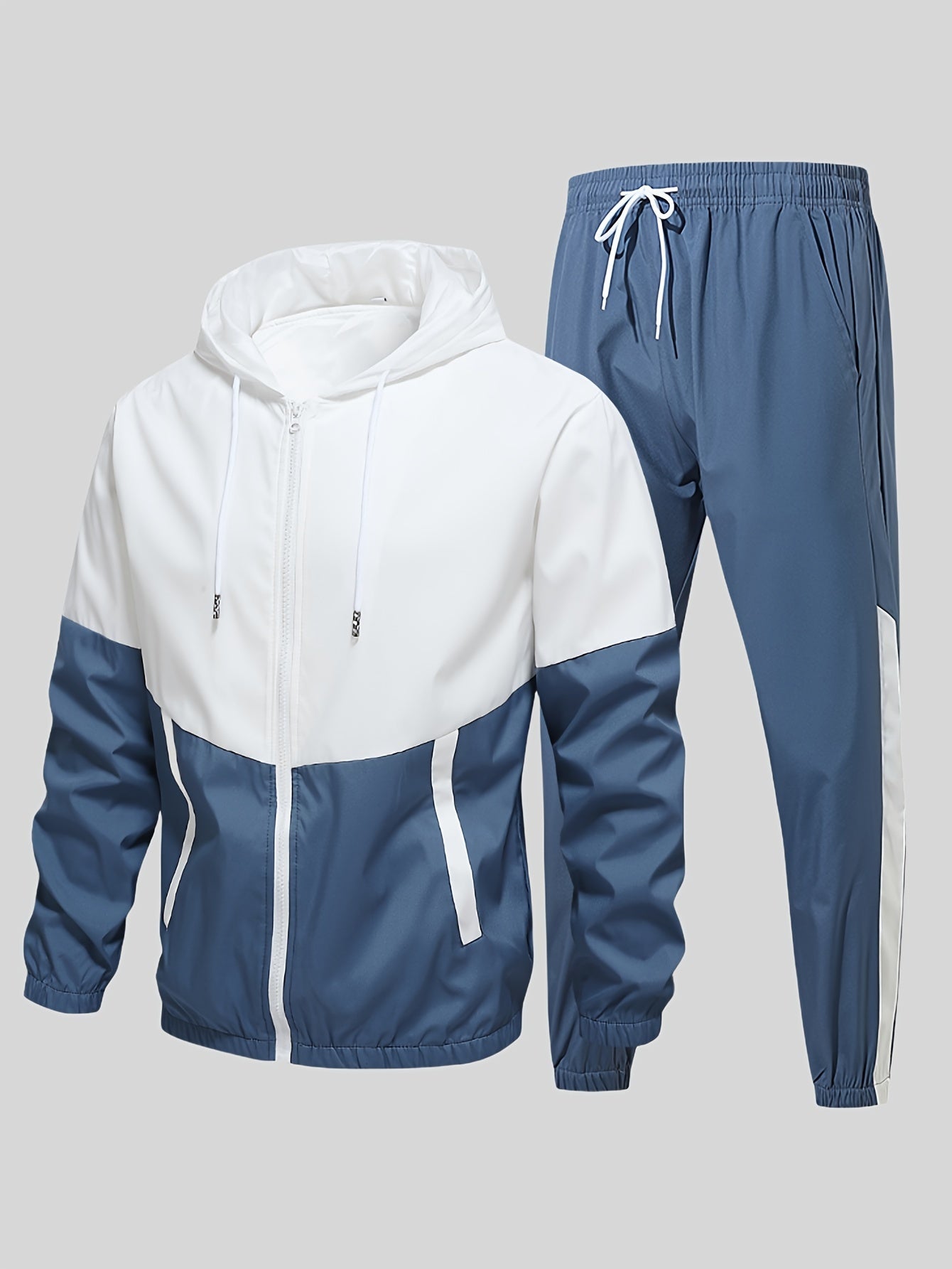 Men's Color-Block Two-Piece Tracksuit