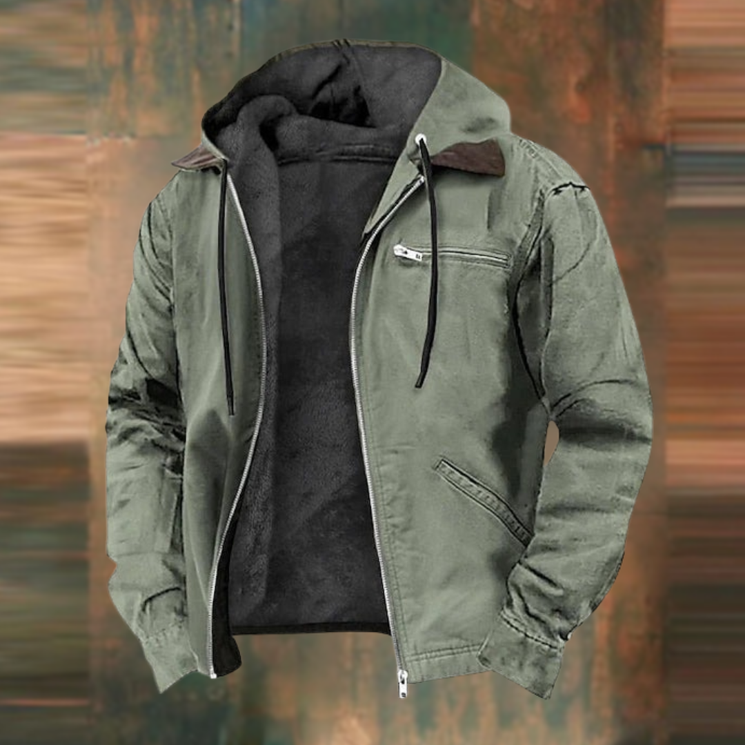 Men's Fleece-Lined Winter Coat