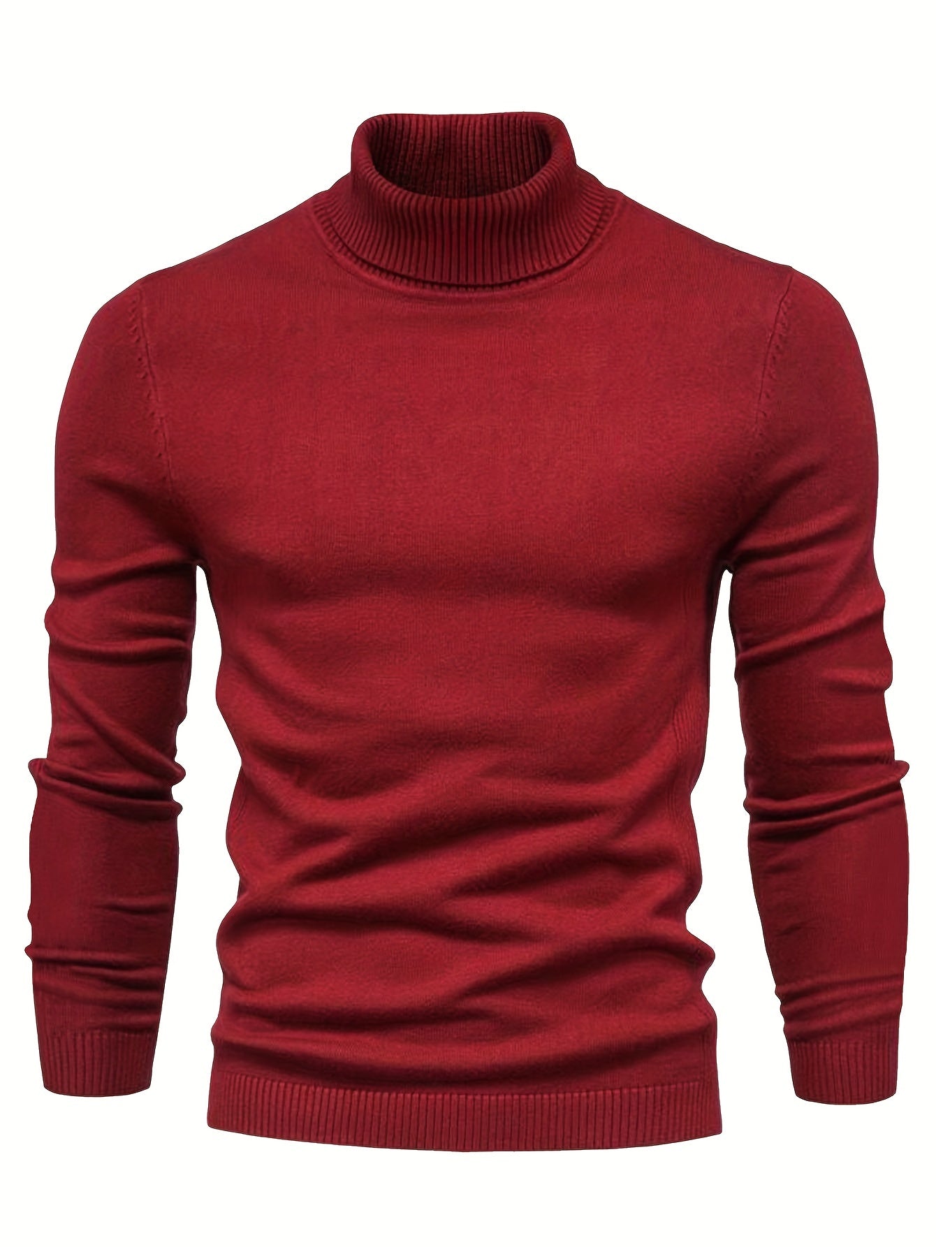 Men's Wool Turtleneck Sweater