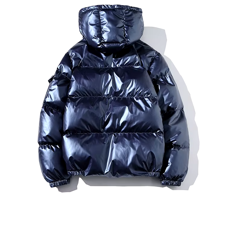 Men's Metallic-Style Water-Resistant Jacket