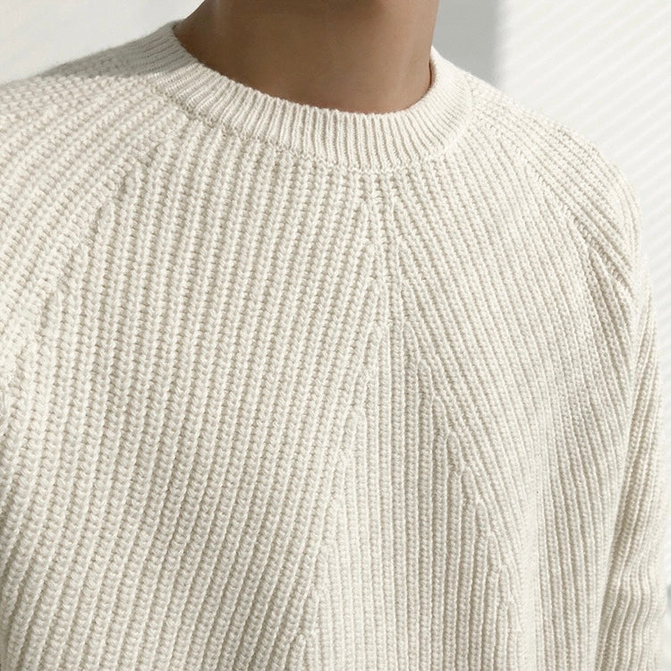 Men's Oversized Ribbed Sweater