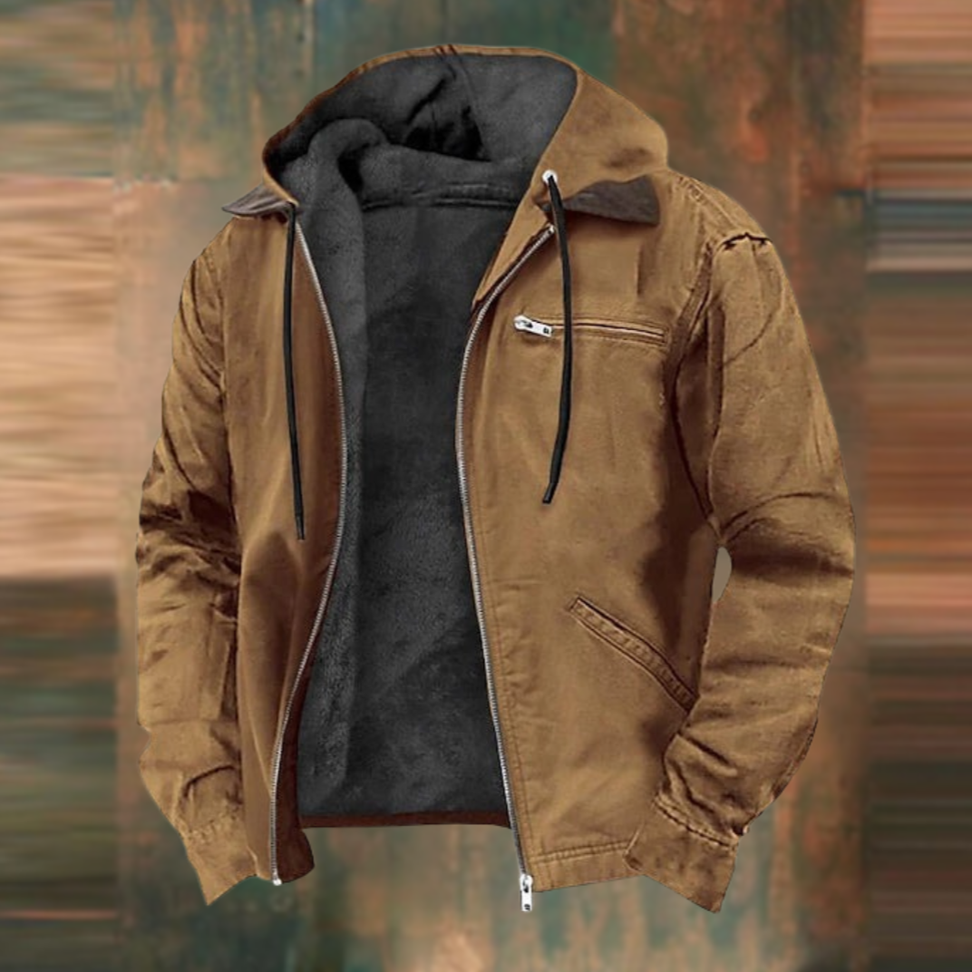 Men's Fleece-Lined Winter Coat