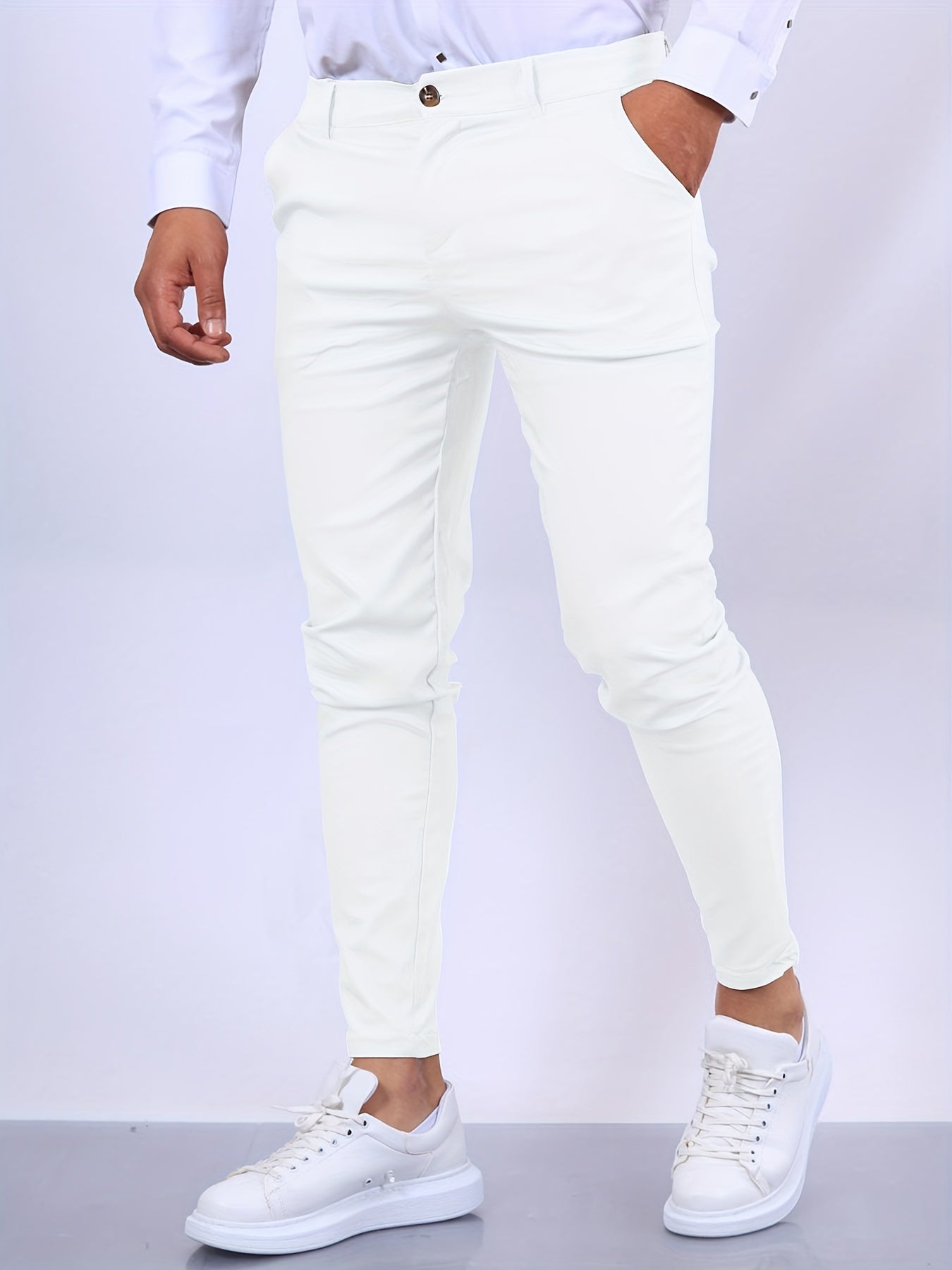 Men's Slim-Fit Stretch Chino Pants