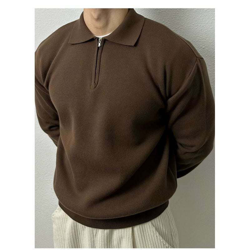 Men's Refined Half-Zip Sweater