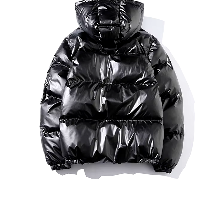 Men's Metallic-Style Water-Resistant Jacket