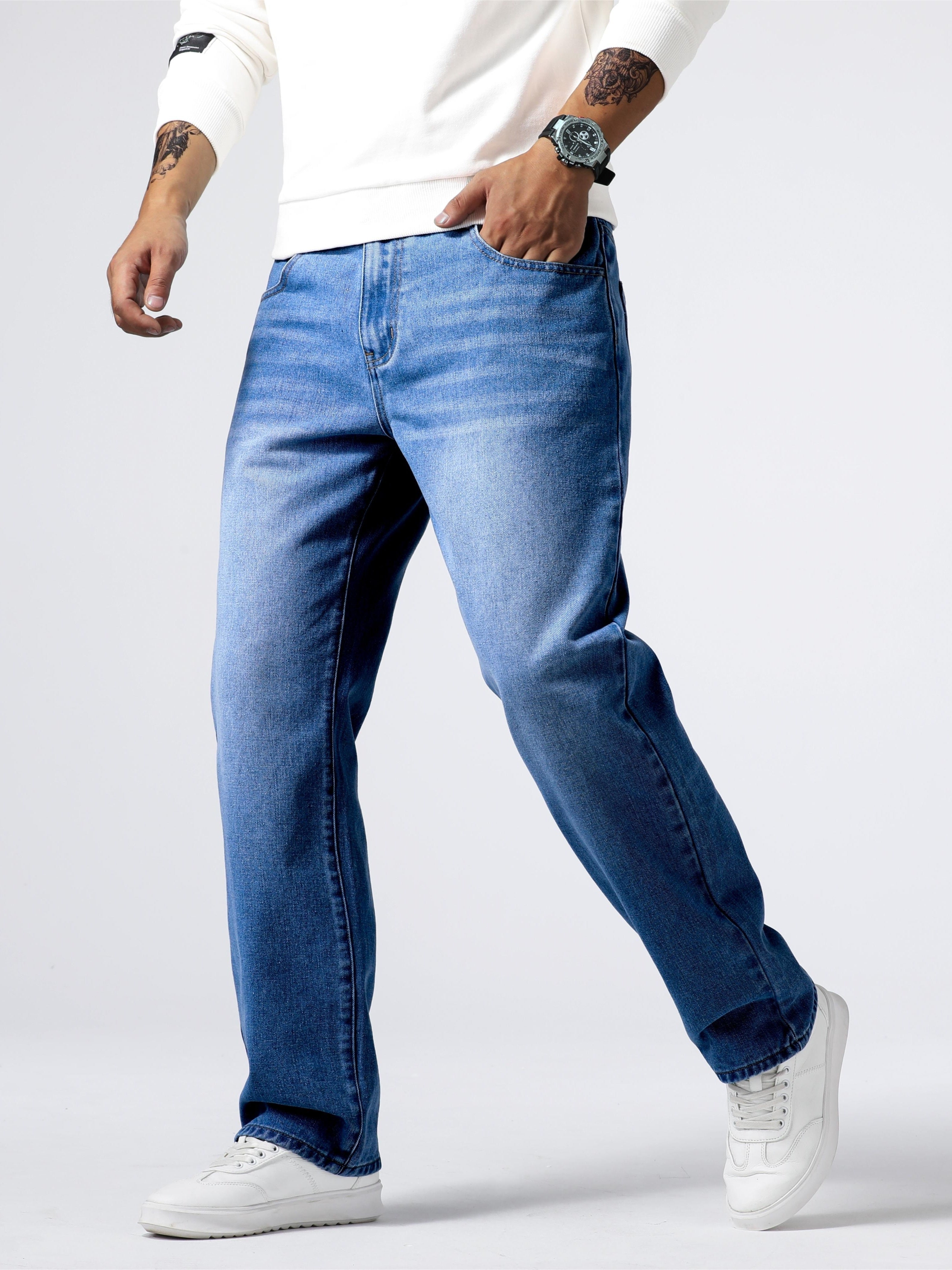 Men's Loose casual denim jeans