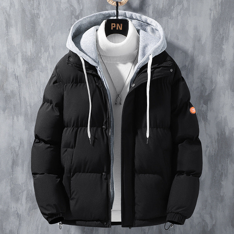 Men's Water-Resistant Hooded Winter Jacket