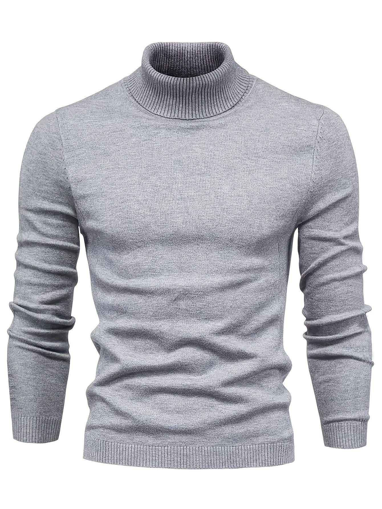 Men's Wool Turtleneck Sweater