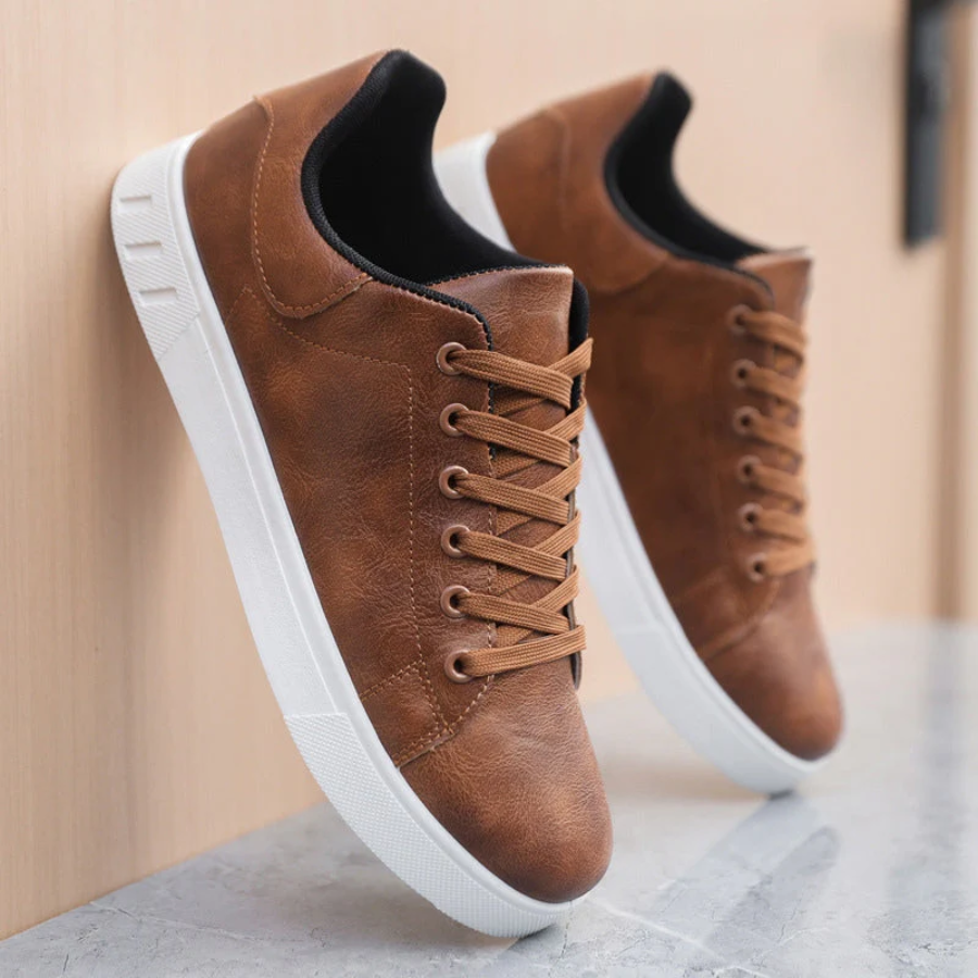 Men's Sneakers with White Sole