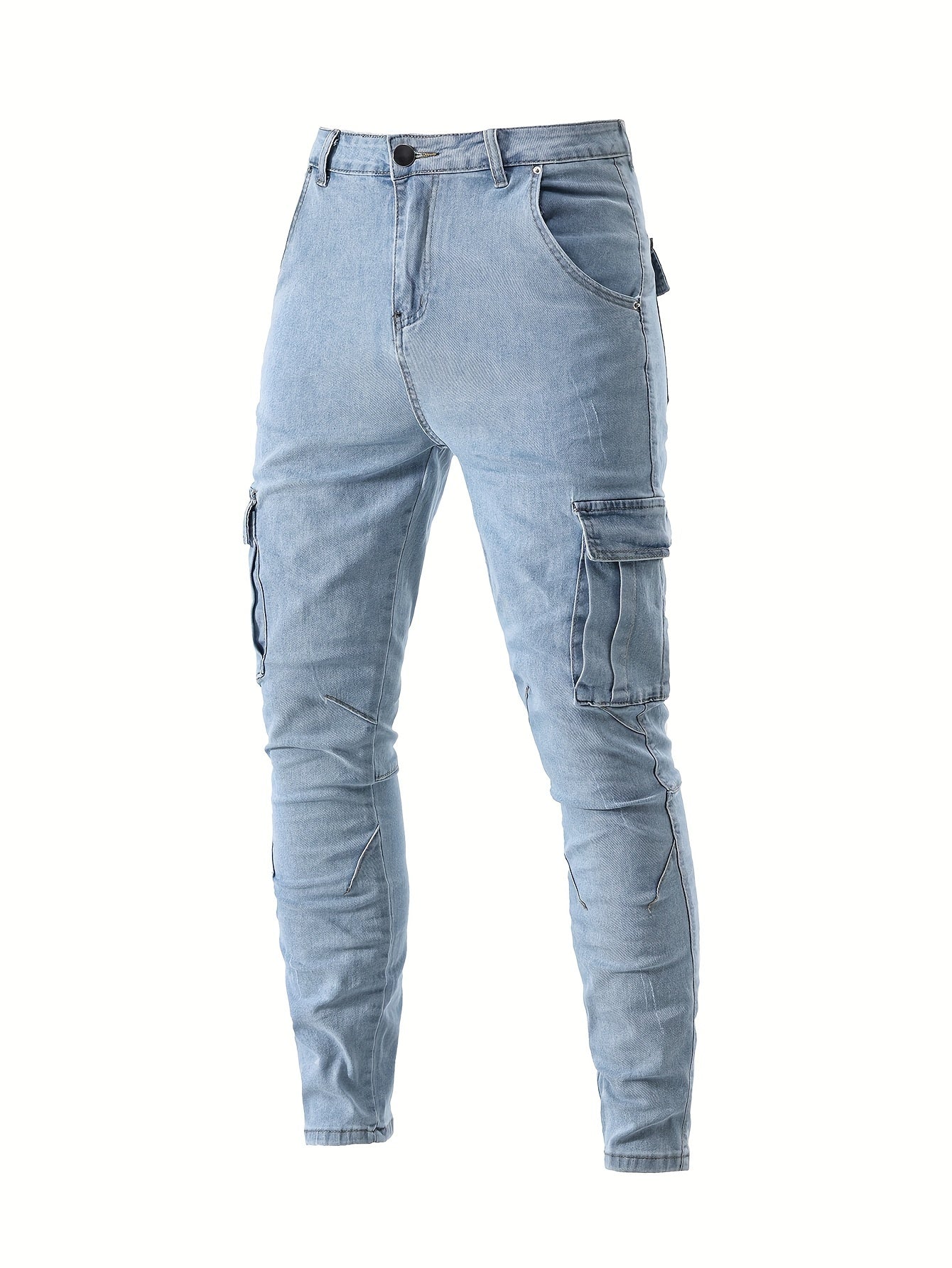 Men's Stretch cargo denim jeans