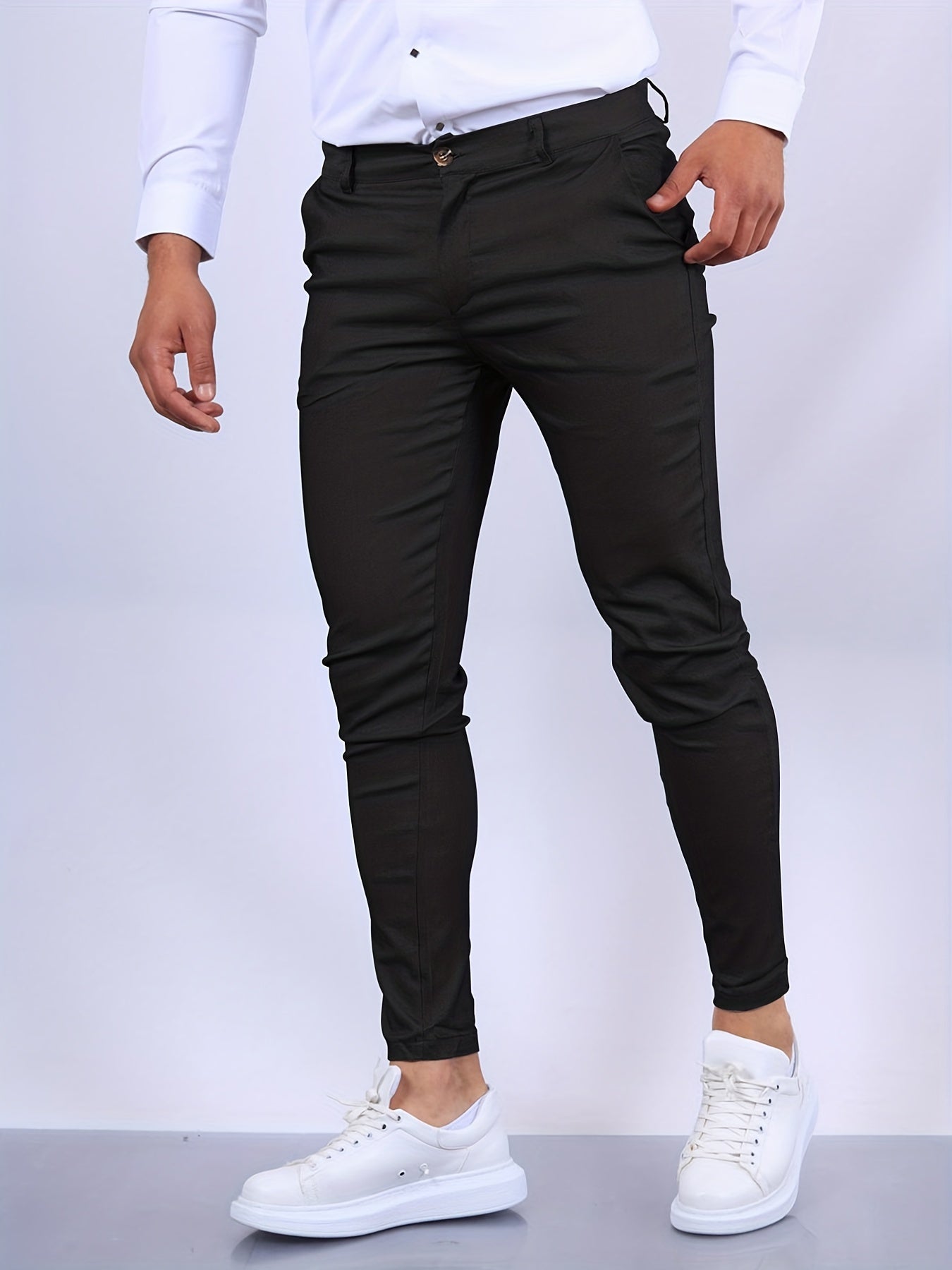 Men's Slim-Fit Stretch Chino Pants