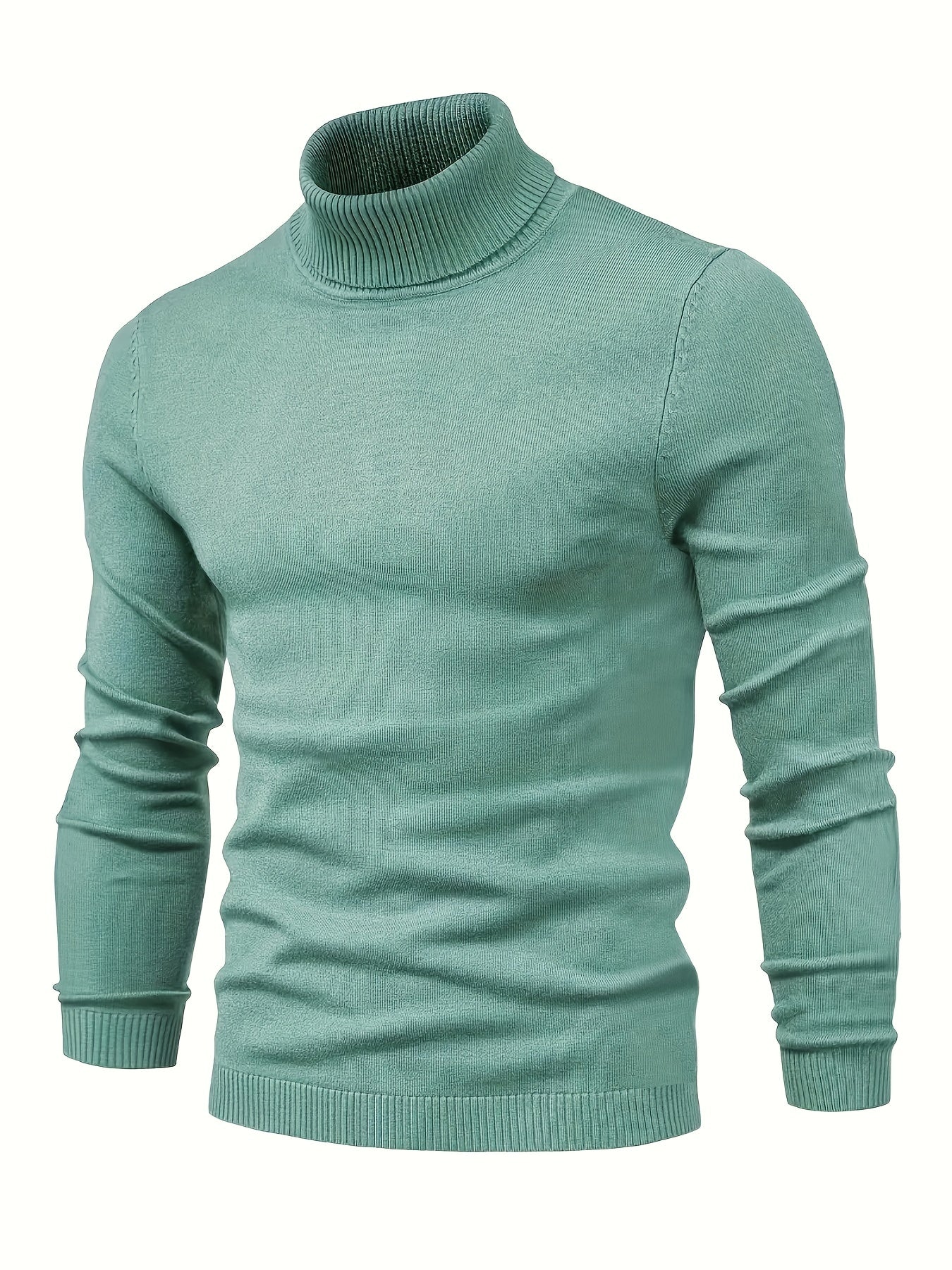 Men's Wool Turtleneck Sweater