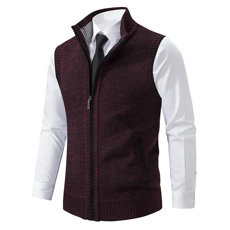 Men's Wool Sleeveless Business vest