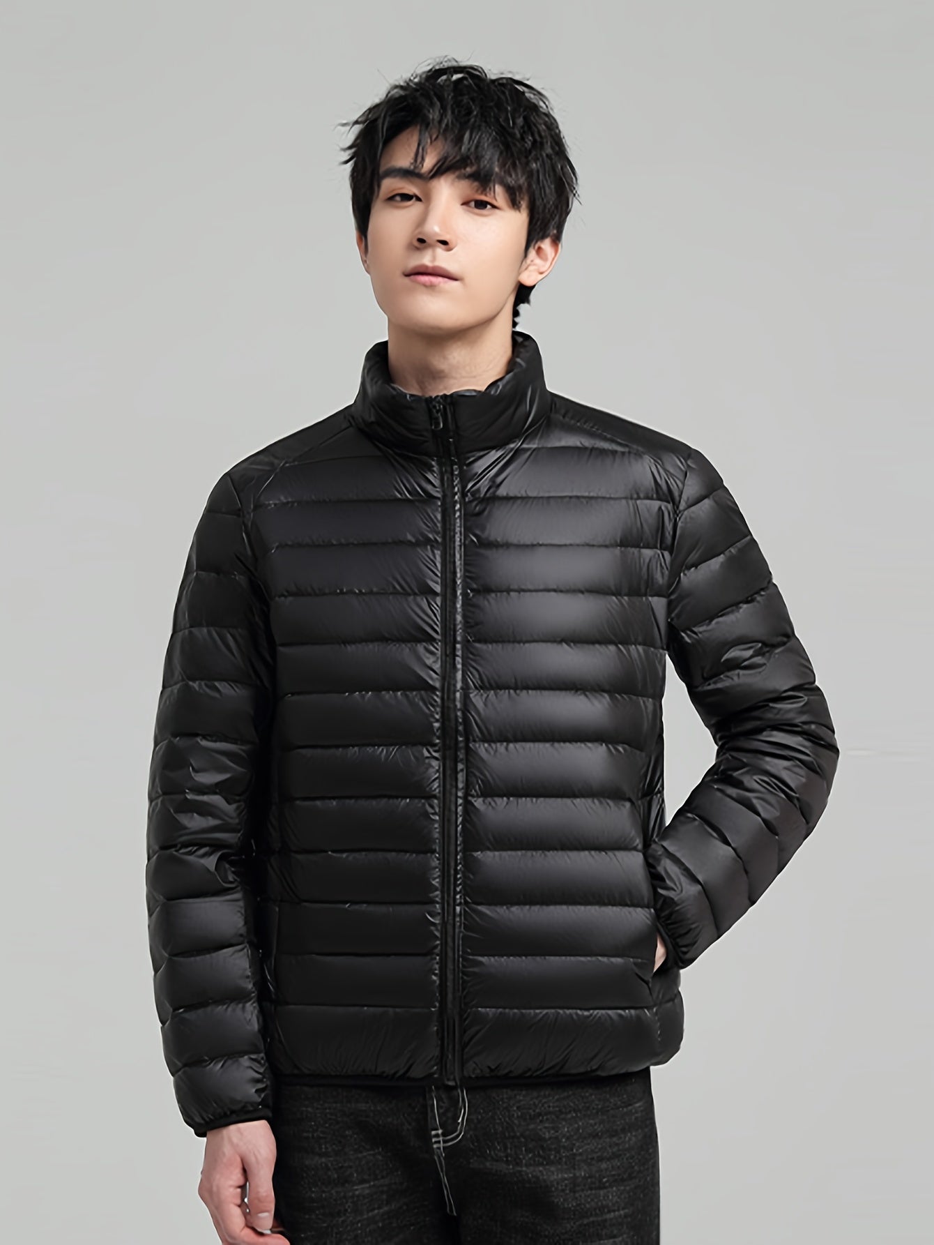 Men's Quilted Puffer Jacket