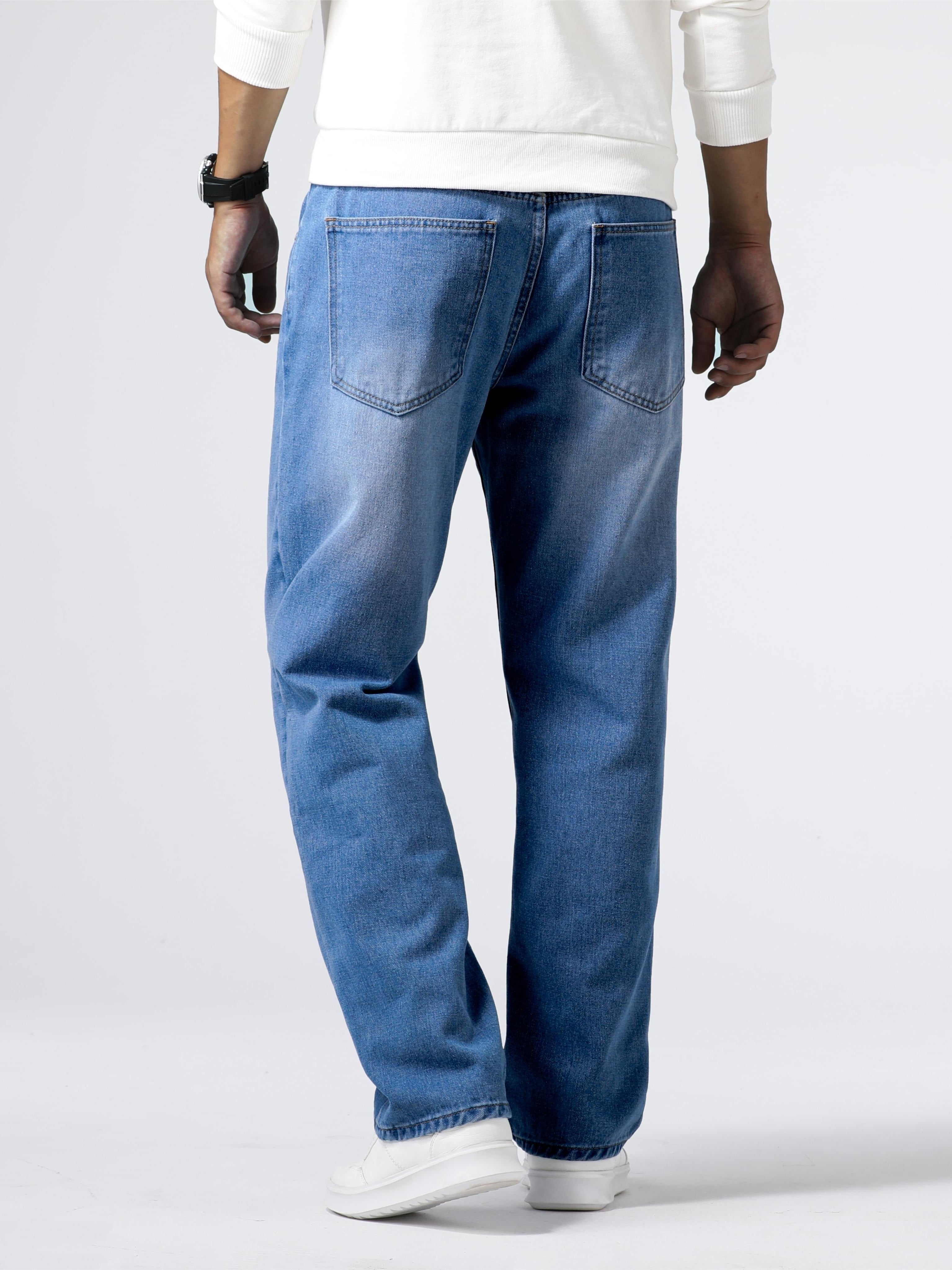 Men's Loose casual denim jeans