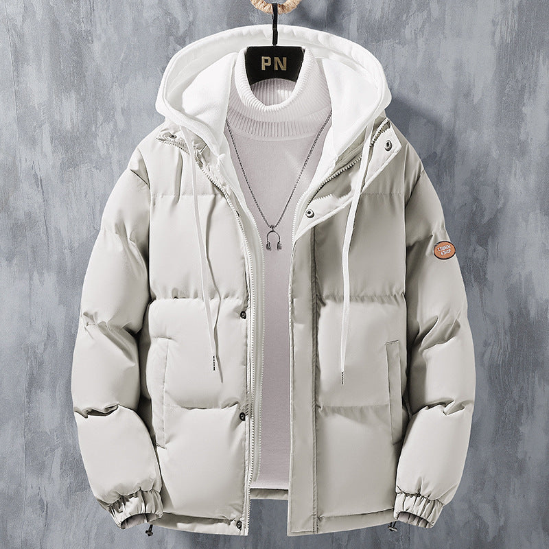 Men's Water-Resistant Hooded Winter Jacket