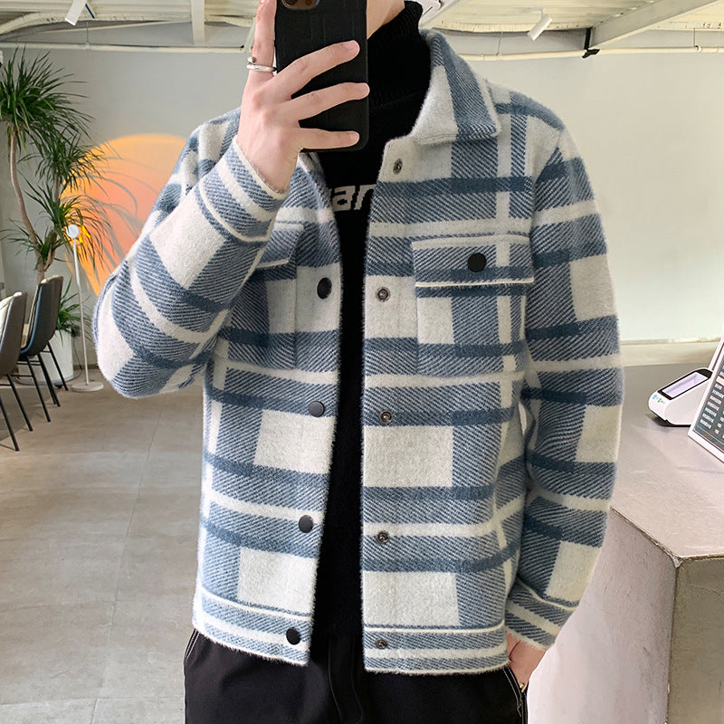 Men's Plaid Winter Jacket