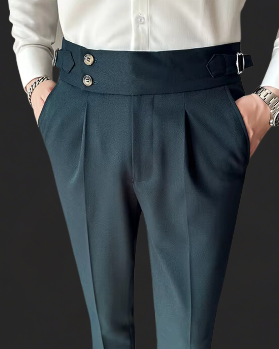 Men's Adjustable Slim-Fit Trousers