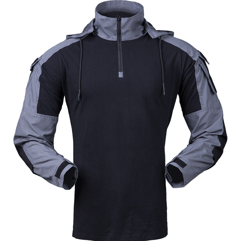 Men's Hooded Half-zip Winterjacket