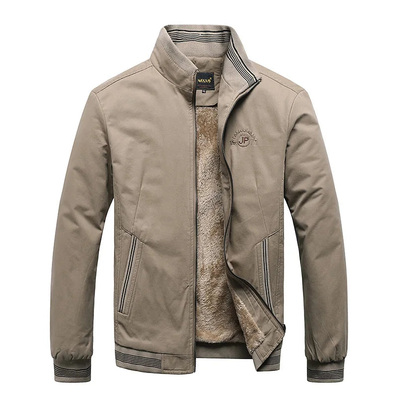 Men's Winter Outerwear with Fleece Lining