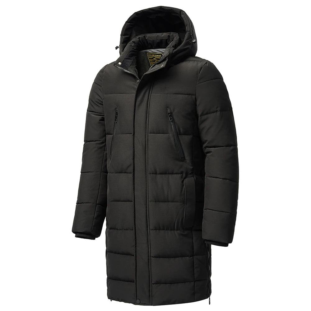 Men's Long Warm Wintercoat