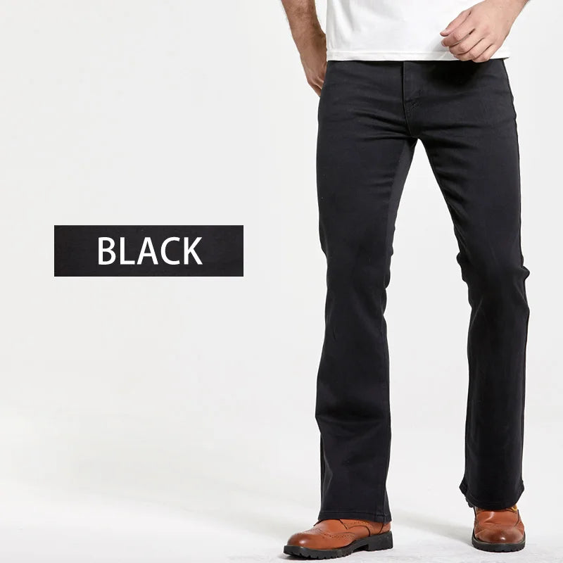 Men's classic boot-cut jeans