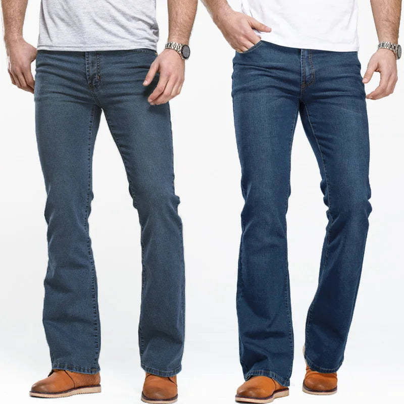 Men's classic boot-cut jeans