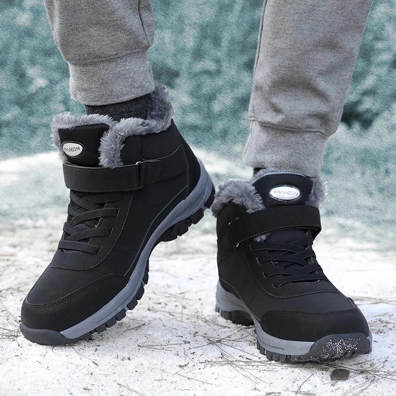 Men's Winter Shoes with Fleecelining