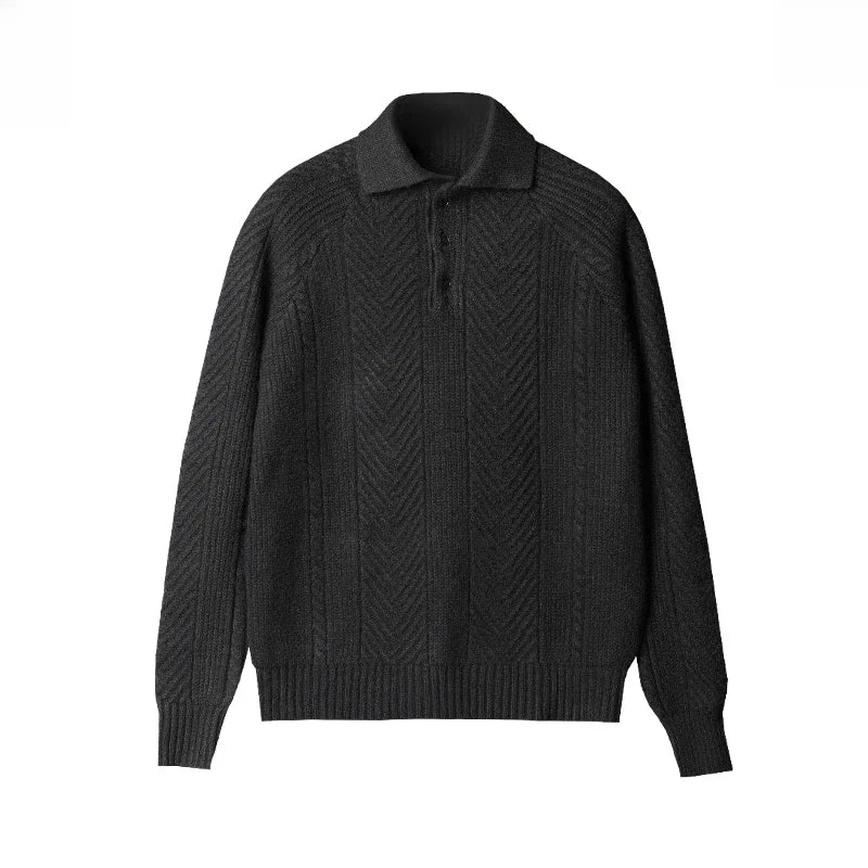 Men's Textured Knit Pullover