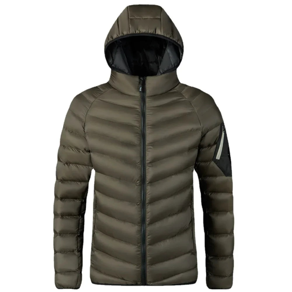 Men's Water-Resistant and Wind-Resistant Winter Jacket