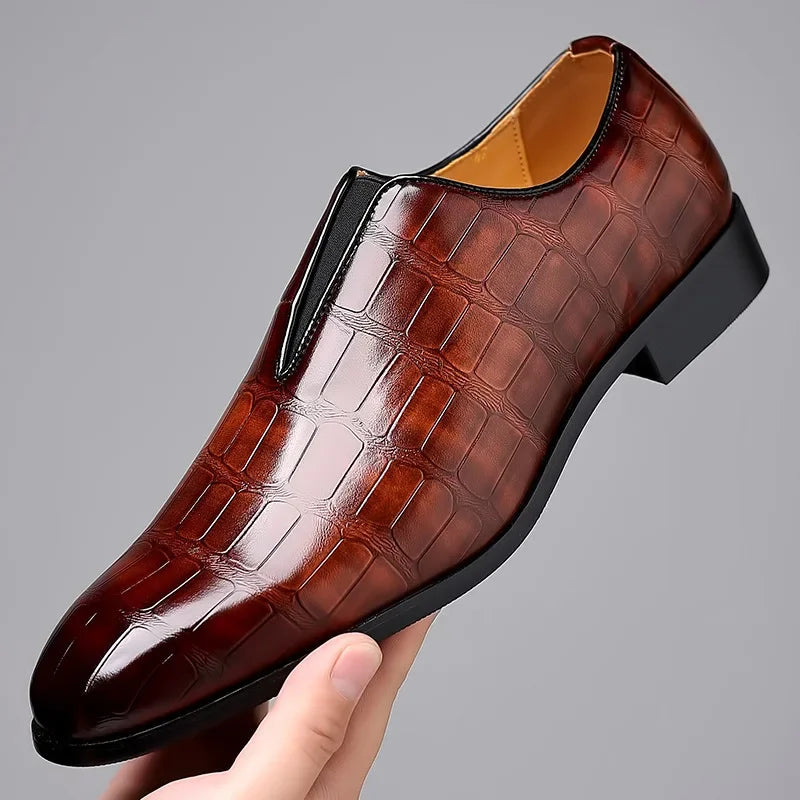 Elegant Men's Leather Dress Shoes