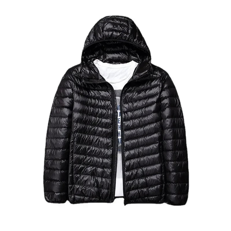 Men's Lightweight Hooded Winter Jacket