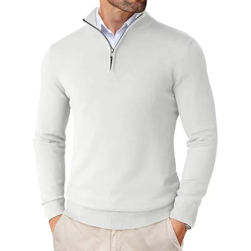 Men's Stylish Half-Zip Sweater