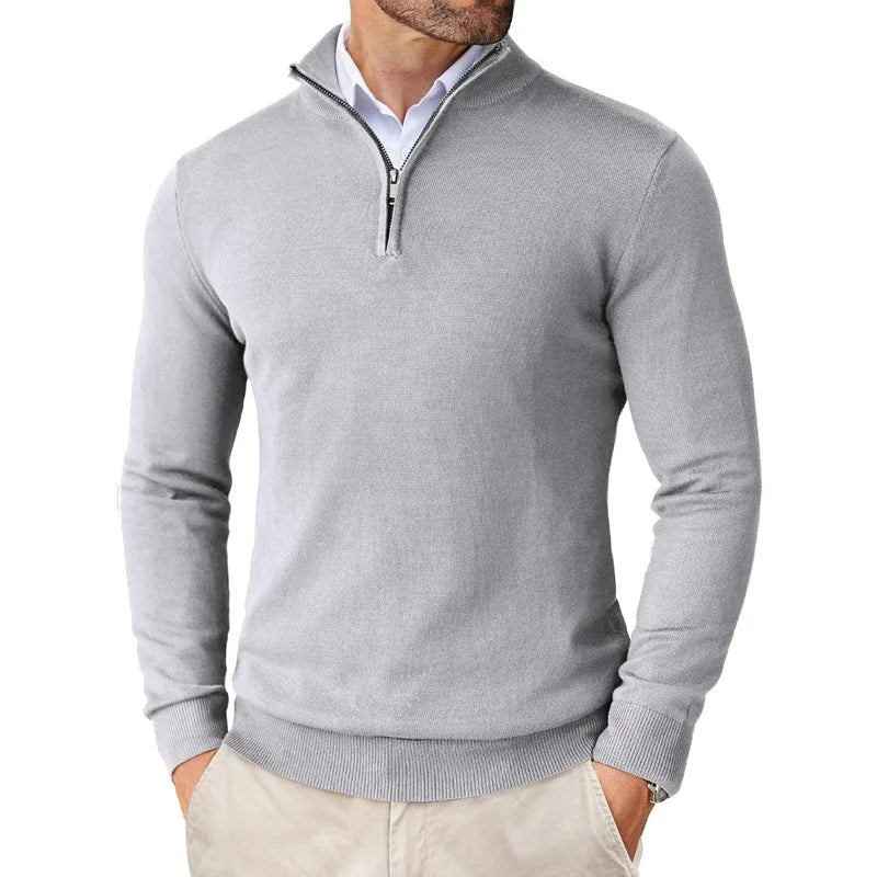 Men's Stylish Half-Zip Sweater