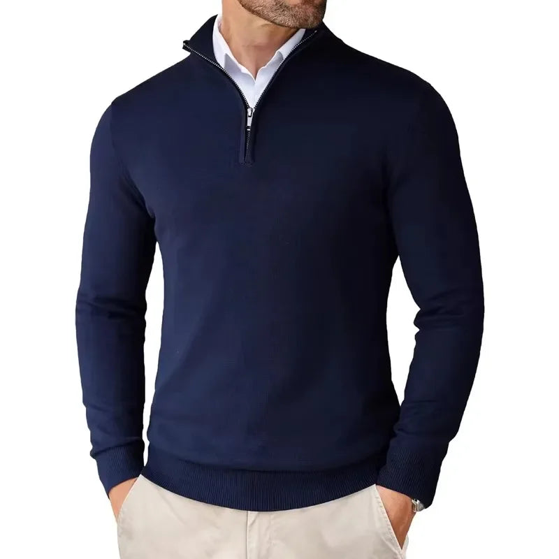 Men's Stylish Half-Zip Sweater